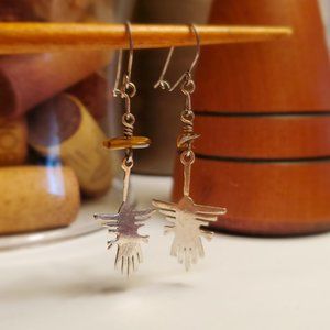 Certified 925 sterling silver southwest thunderbird dangles